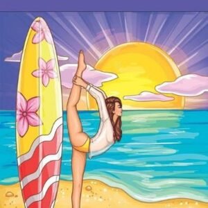 A day on the beach: Stress relieving adult coloring book by Enchanted Beauty (En