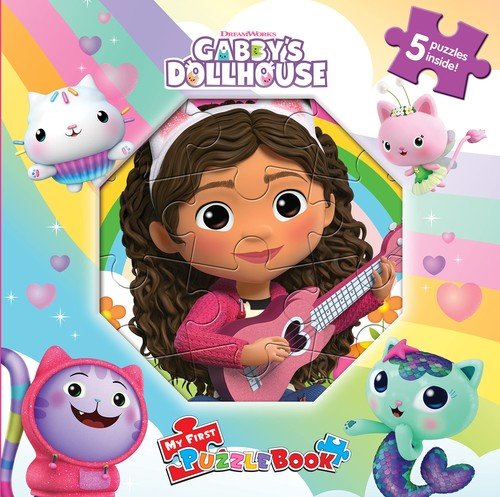 Gabby’s Dollhouse My First Puzzle Book – Jigsaw Puzzles for kids, 10-page bo…