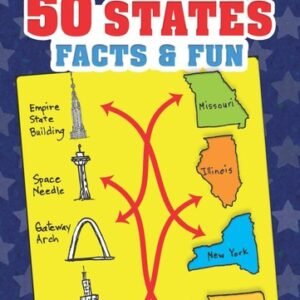The 50 States: Facts & Fun (Dover Little Activity Books) - Viki Woodworth - ...