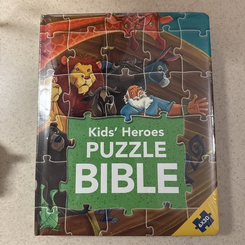 Kids’ Hero’s Puzzle Bible  -Each Story has a Illustration puzzle GIFT