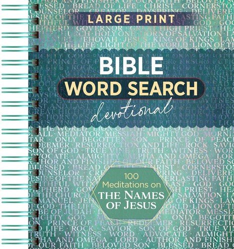 100 Meditations on the Names of Jesus: Word Search Devotional by Broadstreet Pub