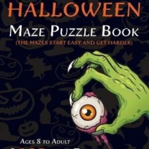 Allen Nelson The Competitive Halloween Maze Puzzle Book (Hardback) (UK IMPORT)