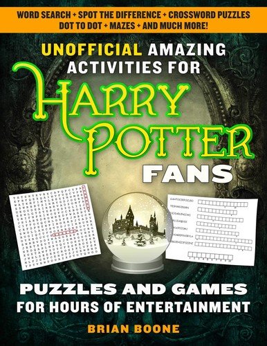 Unofficial Amazing Activities for Harry Potter Fans: Puzzles and Games for Hour,