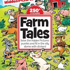 FARM TALES: SOLVE THE HIDDEN PICTURES PUZZLES AND FILL IN By Highlights *VG+*