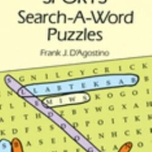 Sports Search-a-Word Puzzles Paperback Frank J. D'Agostino