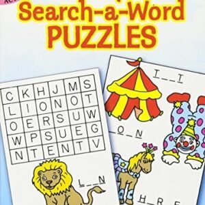 EASY SEARCH-A-WORD PUZZLES (DOVER LITTLE ACTIVITY BOOKS) By Anna Pomaska VG