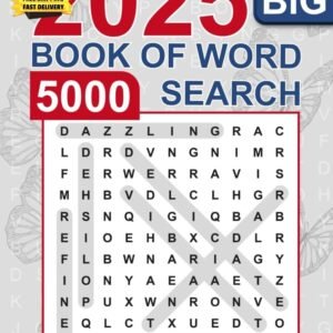 Big Book of Word Search – 5000 New Words: Relaxing Word Search Puzzle Book for A