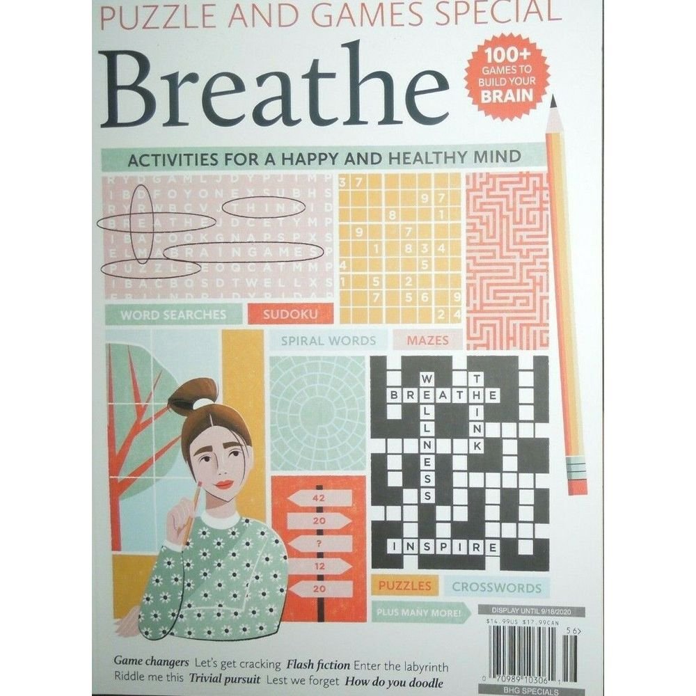BREATHE puzzle & games special GAME CHANGERS how do you doodle LABYRINTH riddle