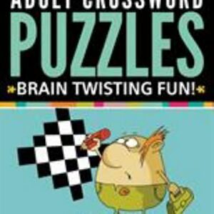 Adult Crossword Puzzles: Brain Twisting Fun!, Brand New, Free shipping in the US