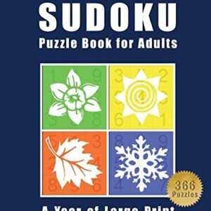 SUDOKU Puzzle Book For Adults: A Y... by Plus, Puzzle Books Paperback / softback