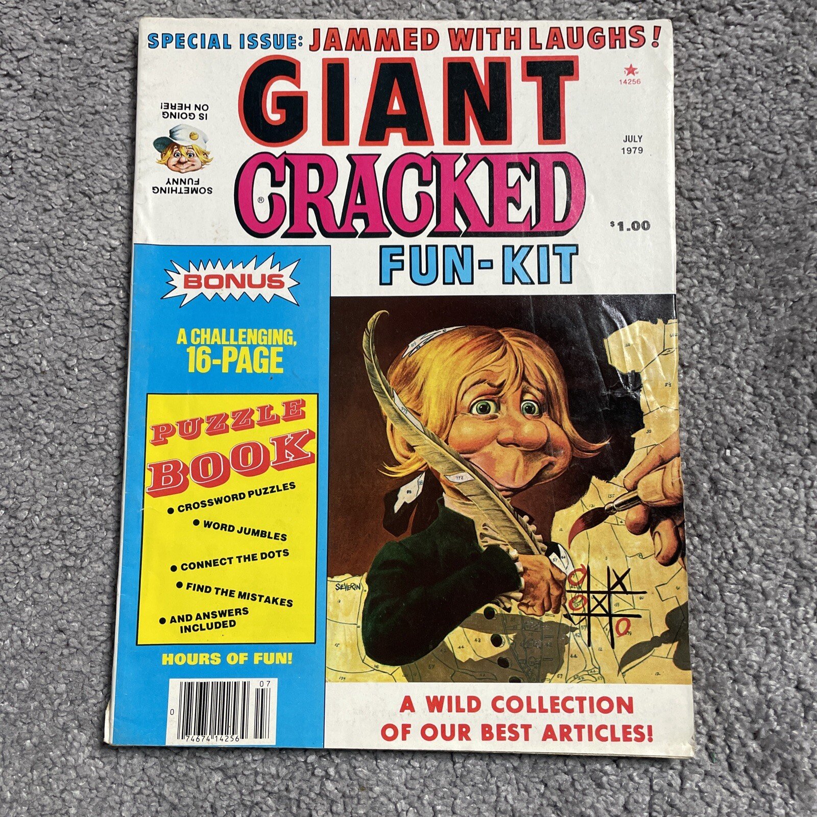 CRACKED MAGAZINE July 1979 Giant Cracked Fun Kit 16 Page Puzzle Book