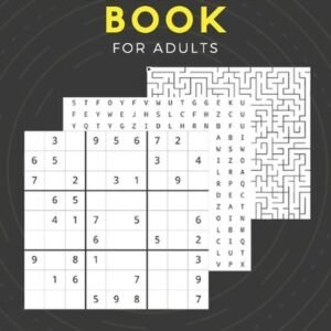 Activity Book For Adults Large Print: Mixed Puzzle Book For Adults With Sudoku,