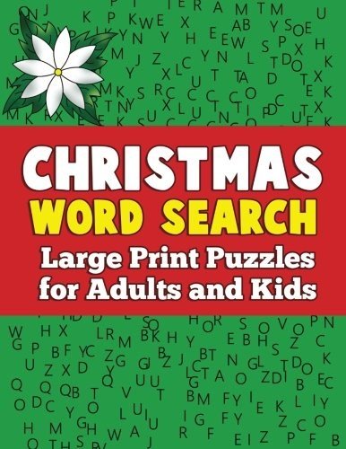CHRISTMAS WORD SEARCH LARGE PRINT PUZZLES FOR ADULTS AND By Coloring NEW