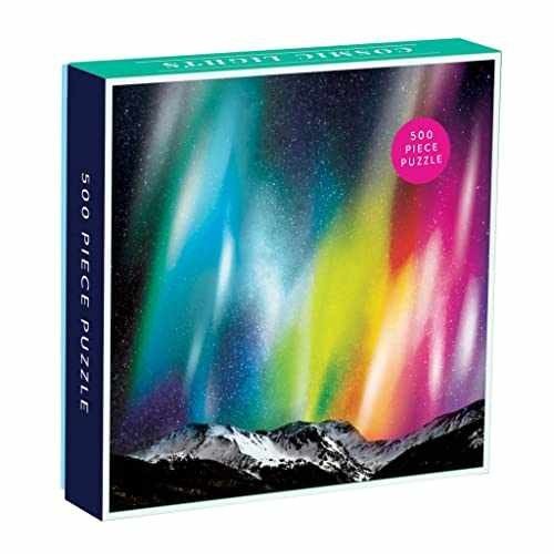 Galison Cosmic Lights 500 Piece Jigsaw Puzzle for – Toy, by Galison – New h