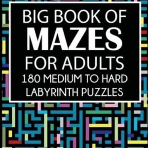 Big Book of Mazes for Adults : 180 Medium to Hard Labyrinth Puzzles by ...