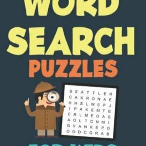 Word Search Puzzles For Kids: 50 Easy Large Print Word Find Puzzles for Kids ...