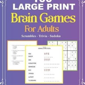 Train Brainbook 100 Large Print Brain Games For Adult ED (Paperback) (UK IMPORT)