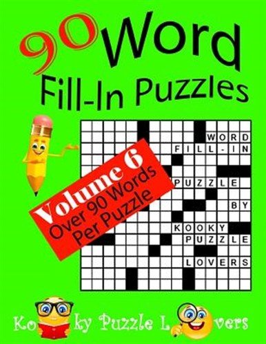 Word Fill-in Puzzles : 90 Puzzles, Paperback by Kooky Puzzle Lovers (COR), Br…