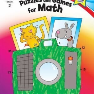 Carson Dellosa | Puzzles and Games for Math Activity Workbook | 2nd Grade, 64pgs