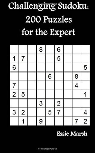 CHALLENGING SUDOKU: 200 PUZZLES FOR THE EXPERT By Essie Marsh **BRAND NEW**