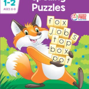 Spelling Puzzles, Grades 1-2 (School Zone's I Know It!) - Paperback - VERY GOOD