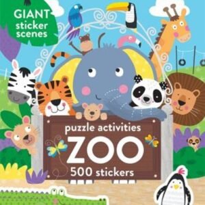 Zoo: 500 Stickers and Puzzle Activities : Fold Out and Play! Pape