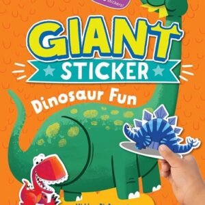Giant Sticker Dinosaur Fun (Giant Sticker Fun) PAPERBACK 2023 by Highlights