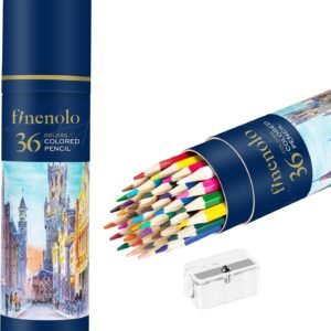 36 Pack Colored Pencils for Adult Coloring Books, Soft Core, Art Drawing Pencils