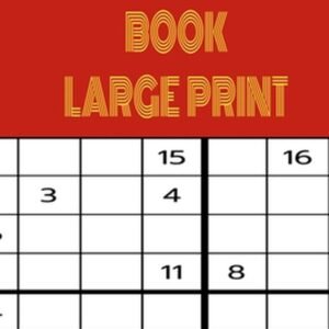 Brain Stimulating Sudoku Large Print Puzzle Book for Adults: Hard Advanced Level
