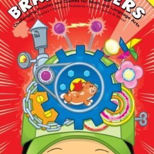 BRAIN BENDERS: CHALLENGING PUZZLES AND GAMES FOR MATH AND By Rainbow Bridge *VG*