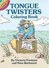 Tongue Twisters Coloring Book (Dover Little Activity Books) - Paperback - GOOD