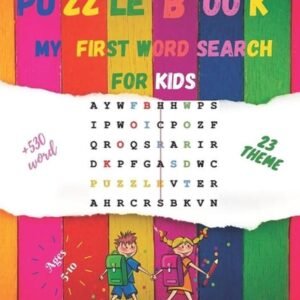 my first word search for kids puzzle book ages 5-10: Build your little genius ki