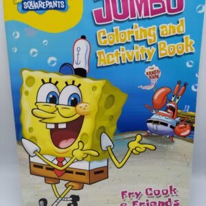 2012 New Unused Bendon SpongeBob SquarePants Jumbo Coloring & Activity Book