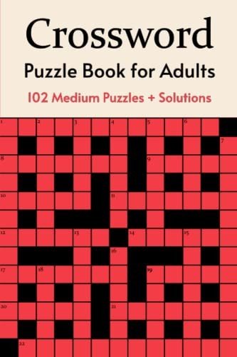 Crossword Puzzle Book for Adults: Quick Daily Cross Word Activit… by Akim, Mrt