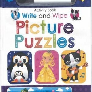 Picture Puzzles - Write & Wipe Activity Kids Books - Childrens Books, Toddler...