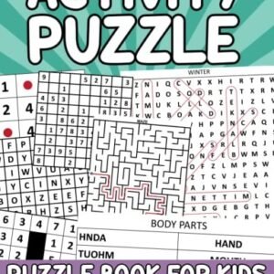 Activity Puzzle Book For Kids Ages 8-12 Years Old: Ch... by Publishing, Fun-dsgn