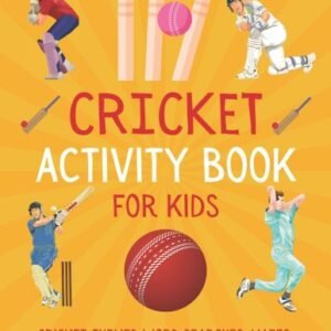 Cricket Activity Book For Kids: Colouring, Mazes, Quizzes, Word