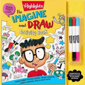 Imagine and Draw Activity Book by HIGHLIGHTS (2023, Trade Paperback)