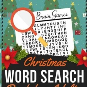 Christmas Word Search Book for Adults: Holiday themed word search puzzl Puzzl...