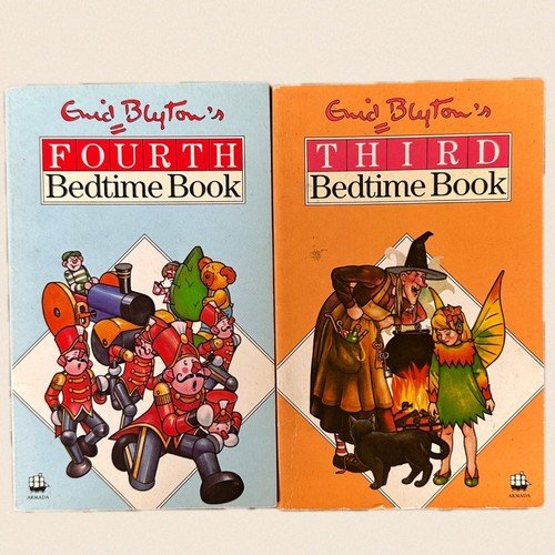 Enid Blytons Childrens books Vintage Bedtime Stories hard cover x2