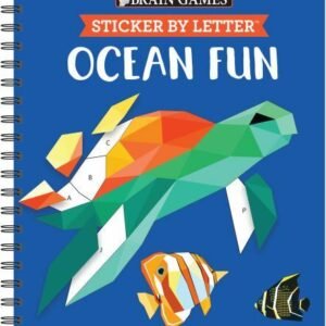 Brain Games - Sticker by Letter: Ocean Fun (Sticker Puzzles - Kids Activity Book