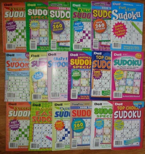 Lot of 4 Dell Penny Press Sudoku Puzzle Books Unsorted Mixed BRAND NEW FREE SHIP