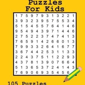 NUMBER SEARCH PUZZLES FOR KIDS: 105 PUZZLES By Esther Jacobs **BRAND NEW**