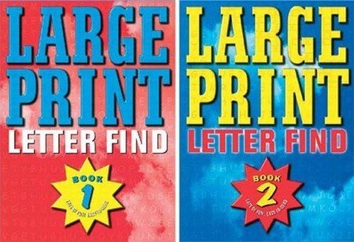 Fit the Letter: Large Print Puzzles Paperback Book The Fast Free Shipping
