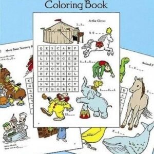 FUN WITH SEARCH-A-WORD COLORING BOOK (DOVER CHILDREN'S By Nina Barbaresi *Mint*