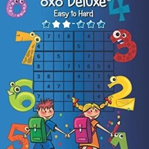 SUDOKU FOR KIDS 8X8 DELUXE - EASY TO HARD - VOLUME 7 - 333 By Nick Snels **NEW**