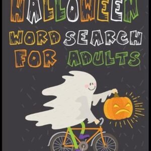 Halloween Word Search for Adults: Word Search Puzzle Books For Adults and Teens,