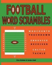 Football Word Scrambles : Puzzles for Sports Fans, Paperback by Mcmullen, Chr...