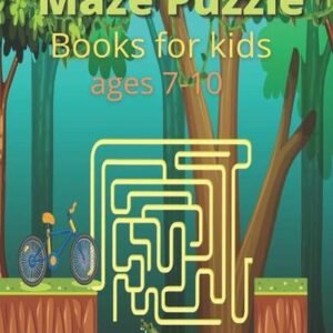 Maze Puzzle Books for kids ages 7-10: Maze Activity Book for kids by Araoy Rowes