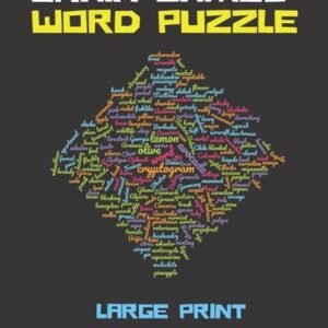 Brain Games Word Puzzle Large Print: Activity Book For Adults by Florencia Elani